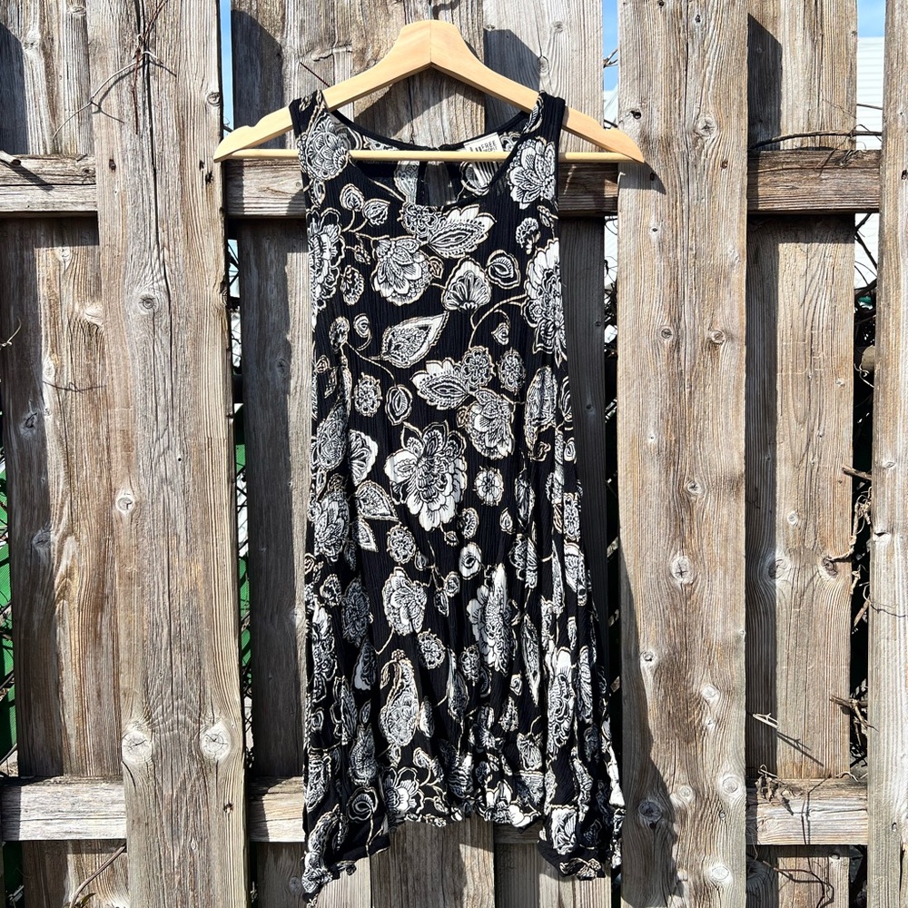 Free People gauze printed tunic